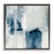 Stupell Industries Brushed Blue & Grey Tones Floating Frame By Susan Jill